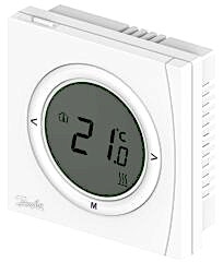 Danfoss RET 2001 B Dijital oda termostatı, 5-35 °C, Batarya beslemeli Danfoss Termostat