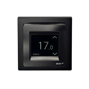 DEVIreg Touch 2''  Siyah dokunmatik ekranlı dijital termostat