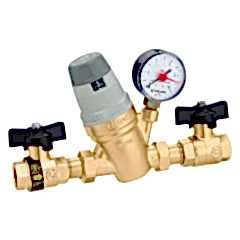 Caleffi 1/2'' Çift Kesme Vanalı Otomatik Dolum Ünitesi (Basınç Saatli)