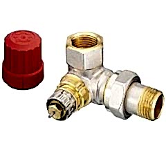 Danfoss Reglajlı Sağ Dik Köşe Tip Termostatik Vana Gövdesi RA-N 15